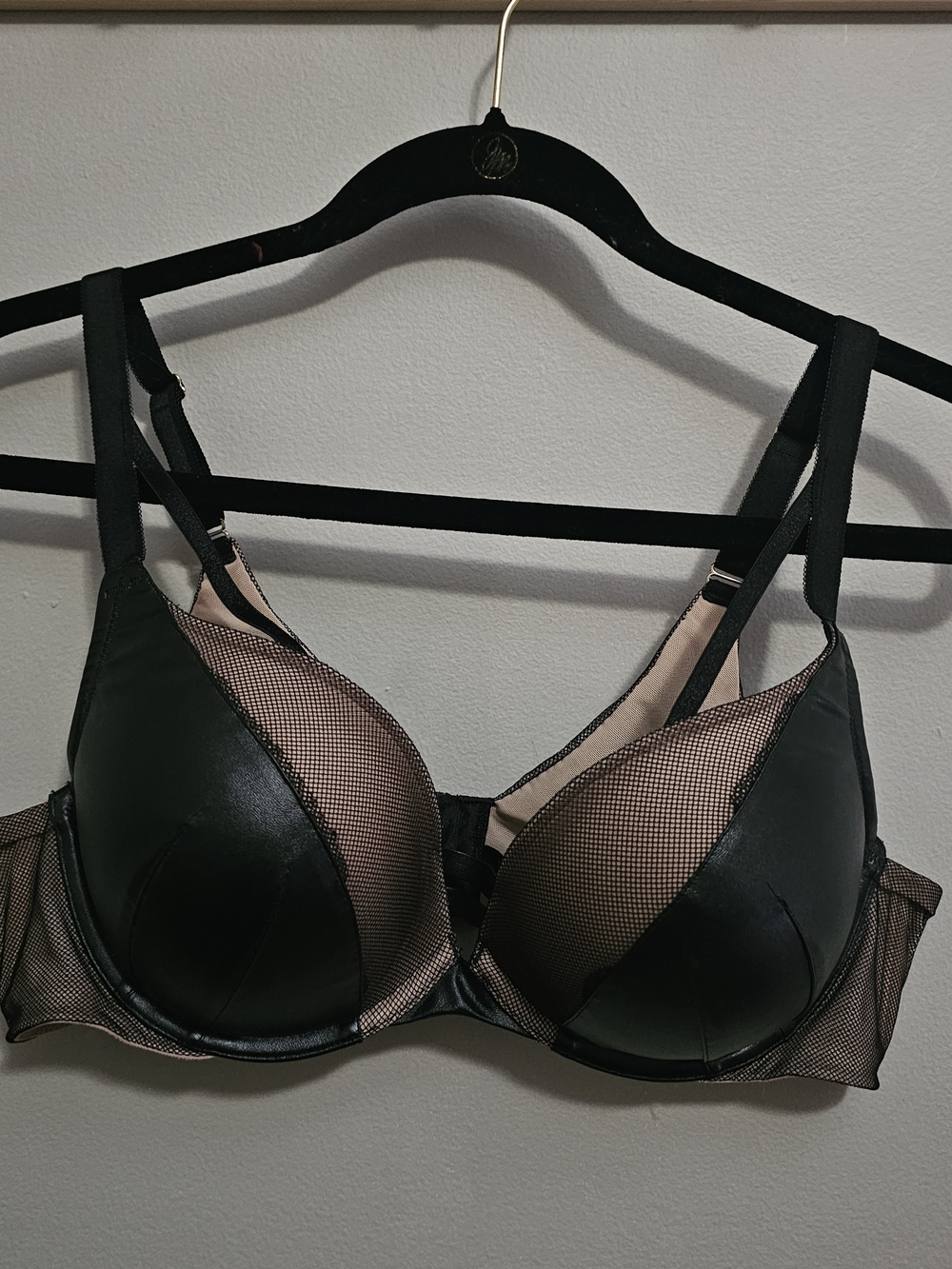 [torrid] Women’s Black Mesh & Nude Lined Underwire Bra